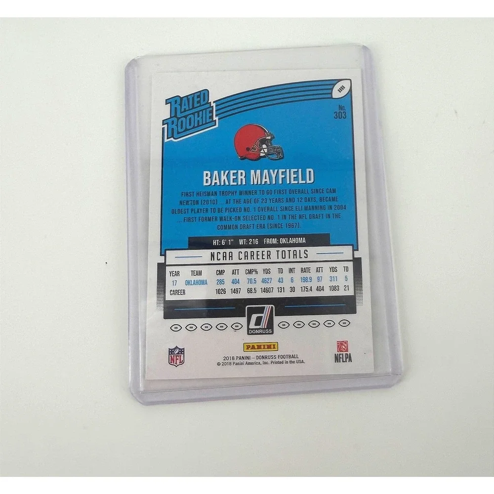 NFL Rookie Card Lot Josh Allen Lamar Jackson Baker Mayfield Sam Darnold